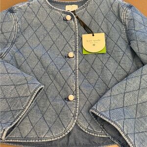 Women's Quilted Denim Jacket - kate spade new york x Target Medium Blue S
